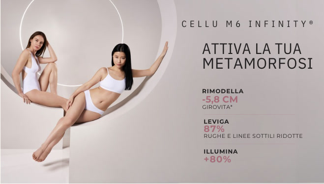 Cellu M6 Infinity per trattamenti LPG